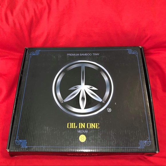 Oil in One Premium Bamboo Tray Set - Picture 3 of 3